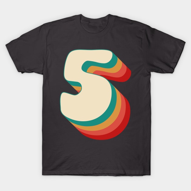 Number 5 T-Shirt by n23tees